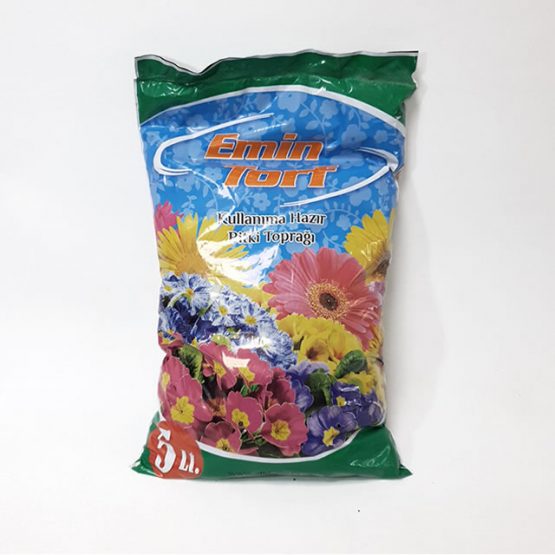 Torf Kullanıma Hazır Çiçek Bitki Toprağı 5 LT Torf